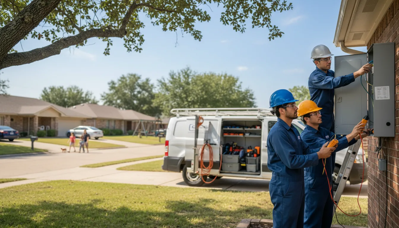 Certified electrician providing emergency electrical services in Floyd, NM